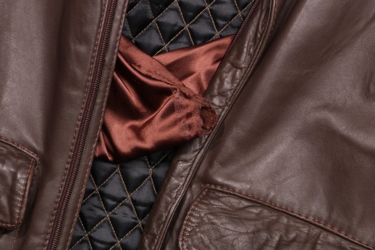 Vintage Brooks Brothers Brooksgate Brown Leather Bomber Hood Vintage Brooks Brothers Brooksgate Brown Leather Bomber Hood