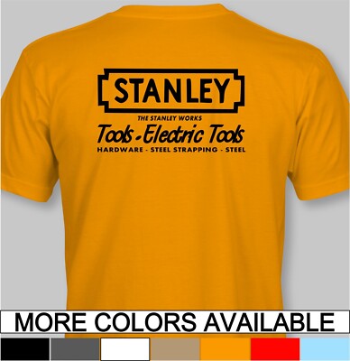 Stanley Tools Retro  T-Shirt  - craftsman box woodworking saw blade