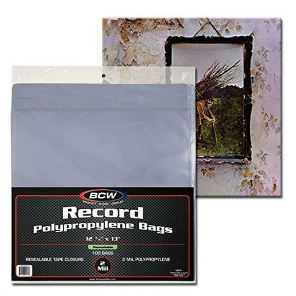 BCW 1BAG33RPMR Resealable Record Bags for sale online eBay