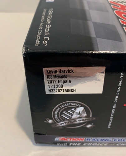 Kevin Harvick #33 Menards 2012 Impala NASCAR 1:24 Diecast Car 1 of 300 - Bild 5 von 17