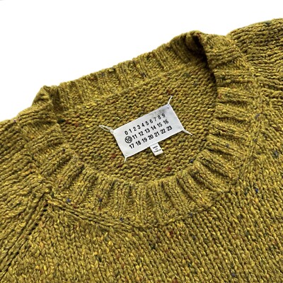 【Maison Margiela】unique pattern knit Maison Margiela Distressed Crewneck Sweater XL | eBay