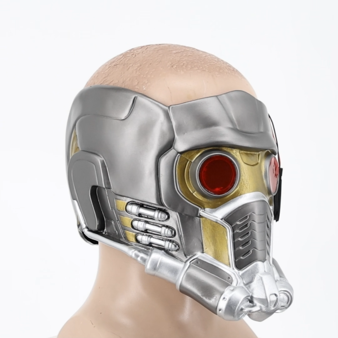 Star Lord LED Helmet Cosplay Superhero Star Lord Quill LED Mask