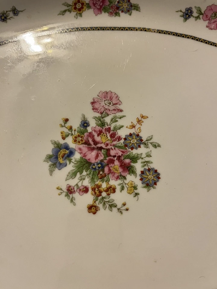 CH Field Haviland GDA Jordan Marsh CHF18 14” plato ovalado para servir Limoges años 30 Foto 4 de 4