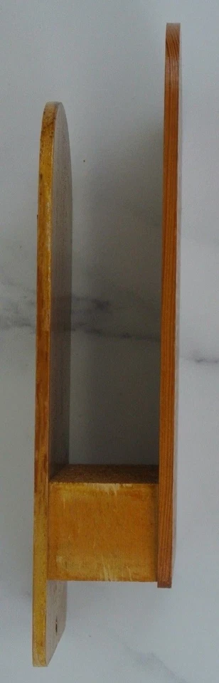 Hamilton Co дерева винтажный настенный нож держатель страны дома декор красный цветочный дизайн - Изображение 4 из 4