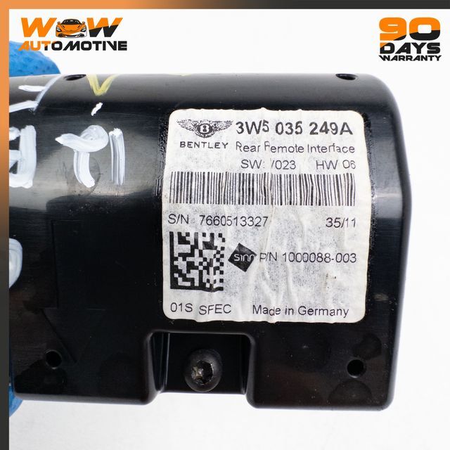 06-13 BENTLEY CONTINENTAL FLYING SPUR REMOTE INFRARED BOX CONTROL MODULE OEM