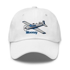 Mooney M20 / M20J Embroidered Classic Cap (AIRDFFM20J-BTR1) - Add your N#