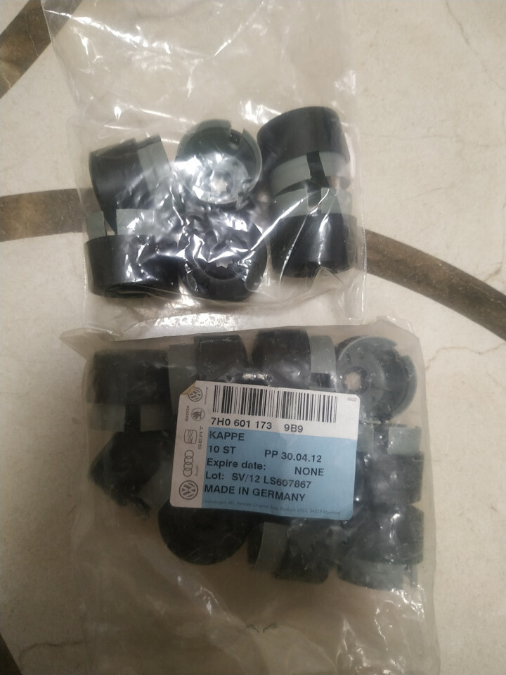 GENUINE 20x VW WHEEL NUT BOLT PLASTIC COVER CAPS 7H0601173 9B9 / 19mm. (T5 T6 ) eBay