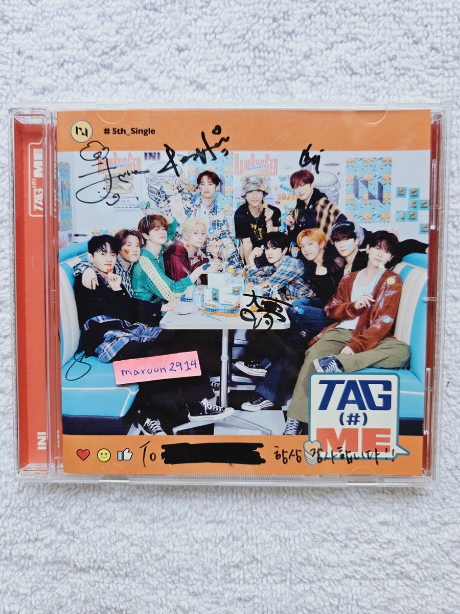INI Tag Me Signed Promo Album Autographed Produce 101 Japan 2 [US