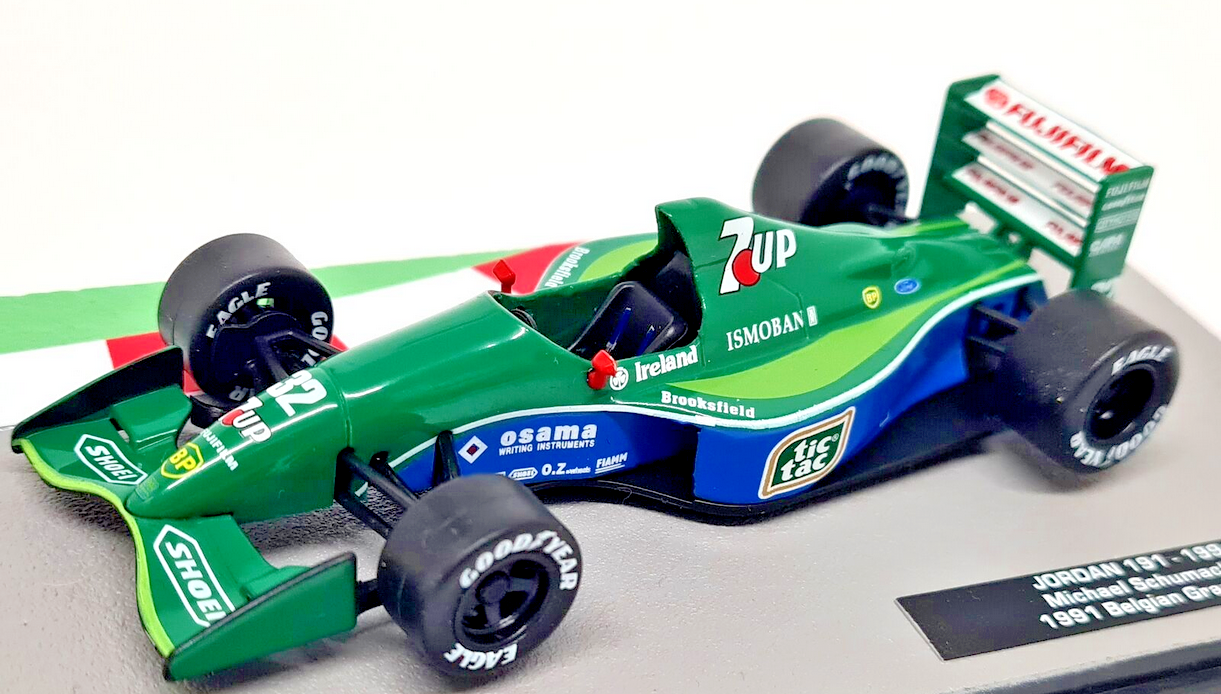 JORDAN 191 1991 Michael SHUMACHER 1991 BELGIAN GP Ixo 1/43 203 eBay