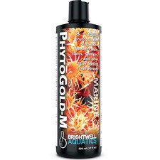 Brightwell Aquatics PhytoGold-M 500mL Phytoplankton for Soft Corals and Clams