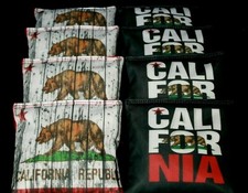 Custom CALIFORNIA REPUBLIC FLAG 8 ACA Regulation Cornhole Bean Bags 