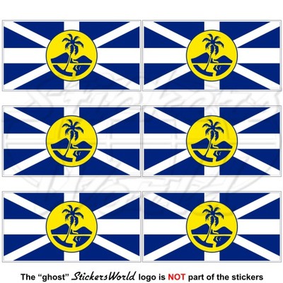 LORD HOWE ISLAND Flag AUSTRALIA Flag Australian Stickers, Stickers 40mm x6