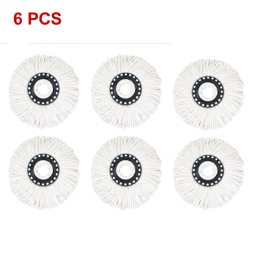 360° Spin Plastic Mop Bucket Set With 2 Refill Microfibre Extendable