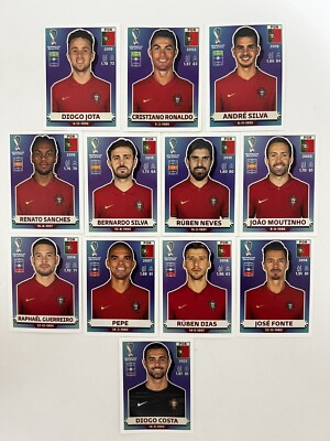 2022 Panini FIFA WC Qatar Sticker,  PORTUGAL   TEAM