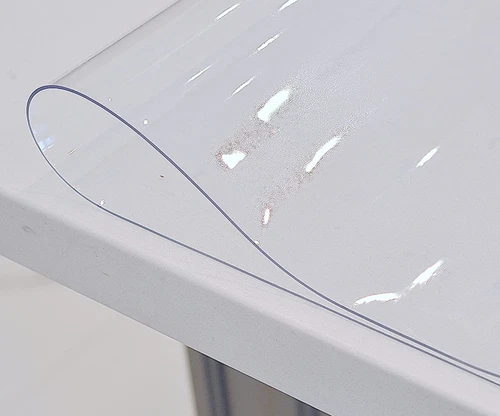 PVC Table Protector/Cover Transparent 2mm Thickness Soft Plastic Table Cloth