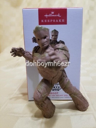 Hallmark Marvel Guardians of The Galaxy Groot in Holiday Wreath