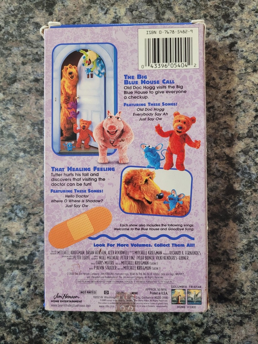 Bear In The Big Blue House Volume 1 & 3 + Visiting The Doctor With