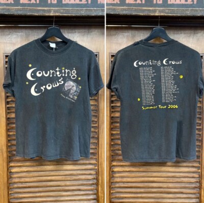 Counting Crows Tour 2006 100% Cotton T-shirt Unisex S-5XL VM8348