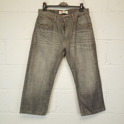 Levi's 559 Mens Jeans  VERY GOOD CONDITION W33 L25 Grey Relaxed Straight