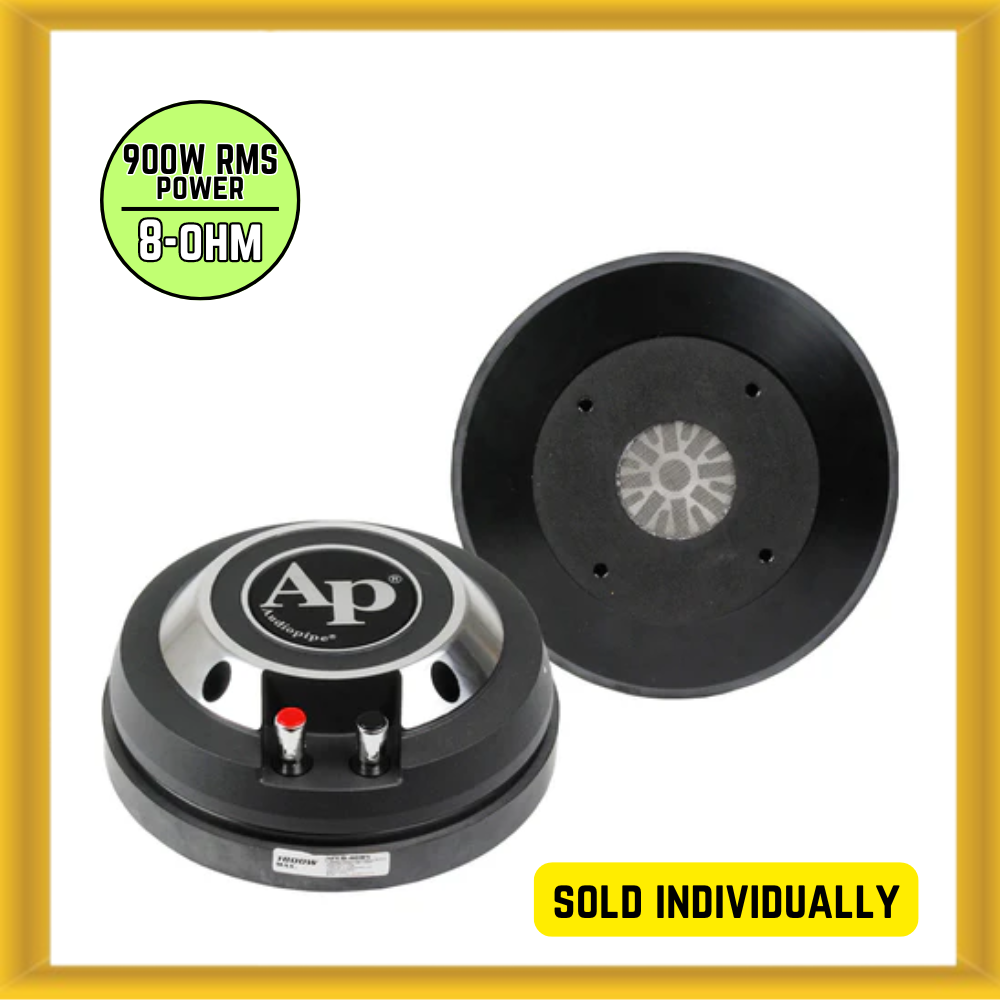 Audiopipe APCD4085 1800 Watt Resin Film Compression Driver for