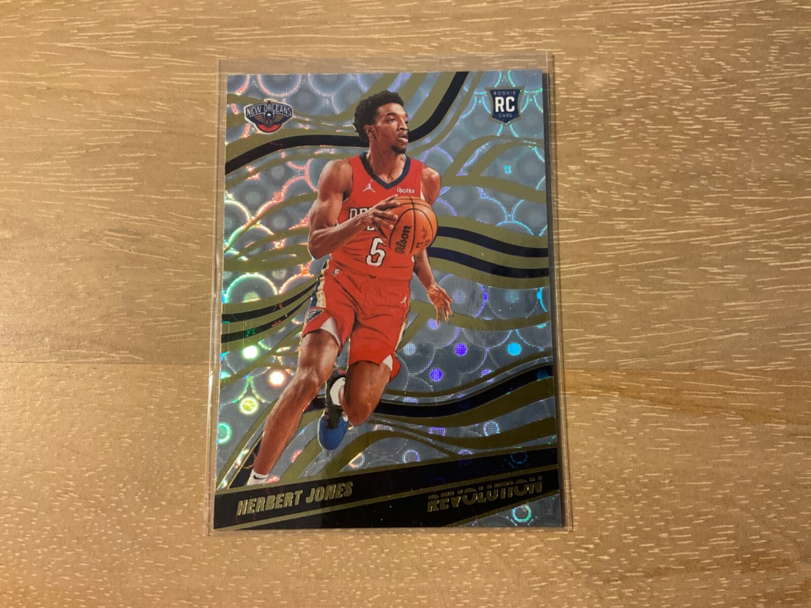 2021-22 Panini Revolution Herbert Jones Groove Rookie #150 New Orleans Pelicans