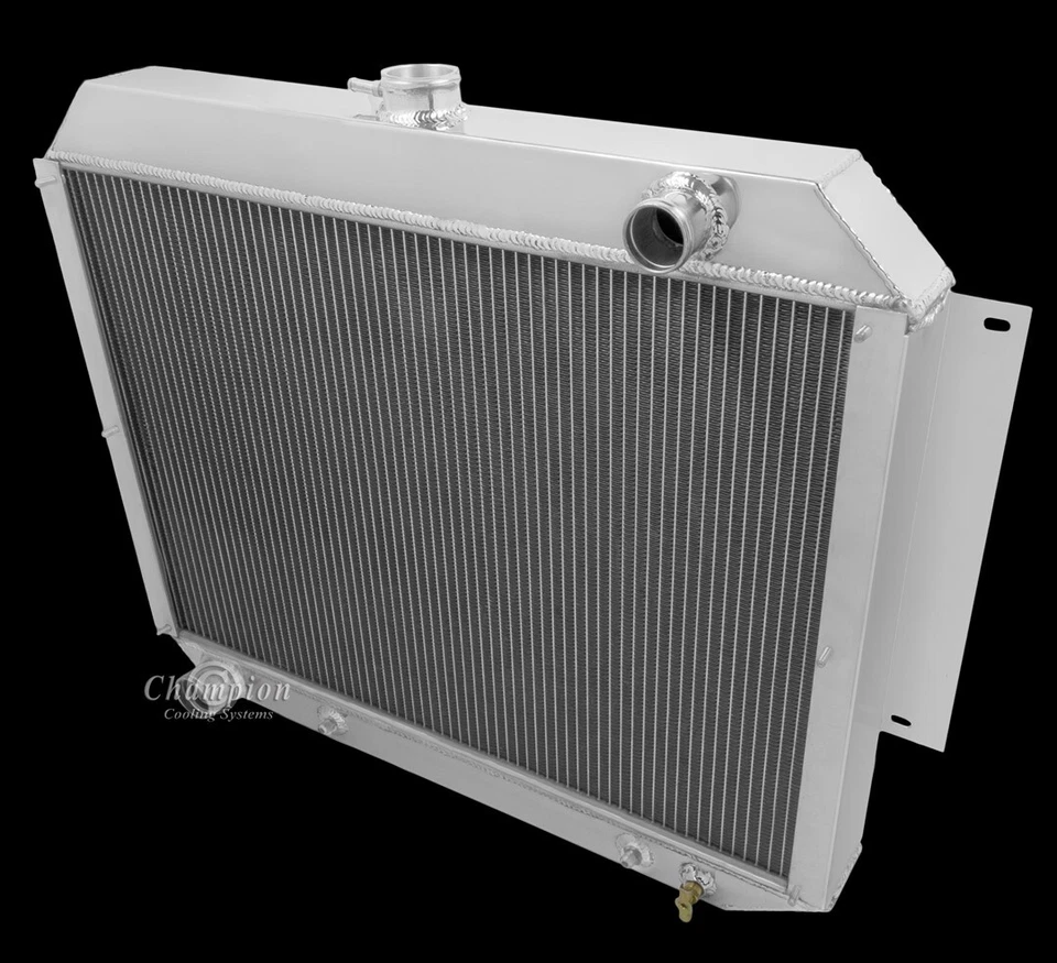 CAMPEÓN 4 FILAS RADIADOR ALUMINIO 66-70 CHRYSLER DODGE PLYMOUTH COCHE 7.2 440 MC332 Foto 3 de 4