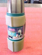F4 RARE model 2840 Thermos 1 quart qt drink bottle & Handle stainless inside