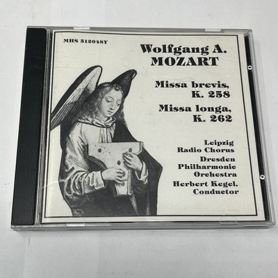Mozart: Missa brevis K. 258, Missa longa K. 262 - Herbert Kegel CD MHS 512048Y