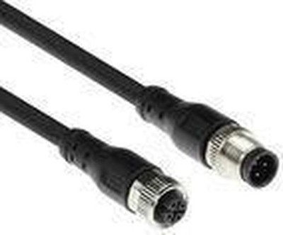 ACT Industrial 5,00 Meter Sensorkabel M12A Stecker auf 4 Pin Buchse