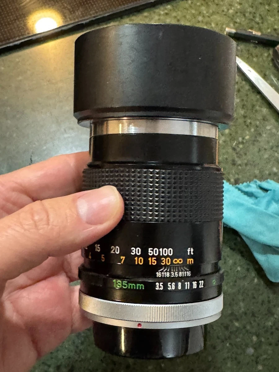 Canon FD f/3.5 Camera Lenses 135mm Focal for sale - eBay