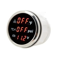 3 in 1 Digital Water Temp Gauge,Oil Pressure Gauge,Voltage Meter for Car