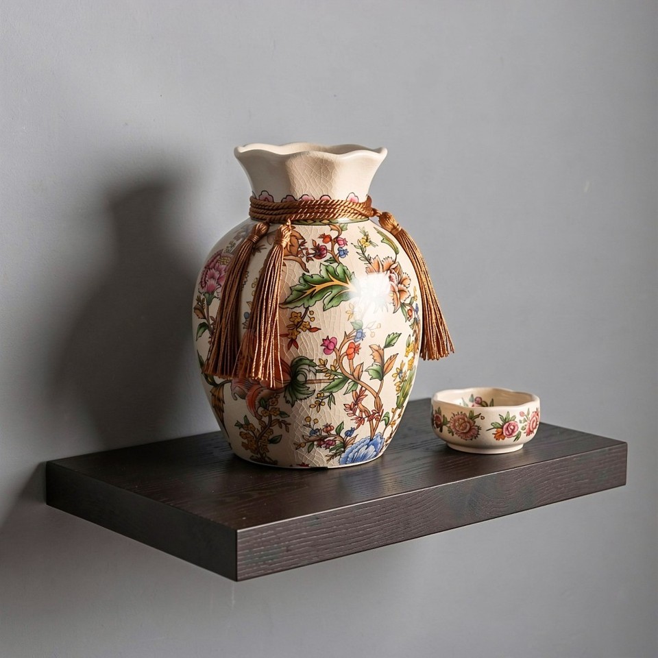 Decorative Vase Using Rope Decorative Ceramic Vase with Tassel Rope, Fits Desktop Entryway | eBay ...