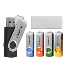 Intenso Office Line USB Stick 5 x 64 GB Super Speed USB-A 3.2 Memory Stick with
