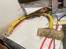 POWER 1ST 2' 12/3 3-OUTLET LIGHTED EXTENSION CORD STW, 4DB72B(K17)