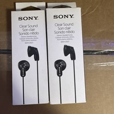 2 - Sony MDR-E9LP/BZ In-Ear Wired Earbuds Headphones Black Clear Sound