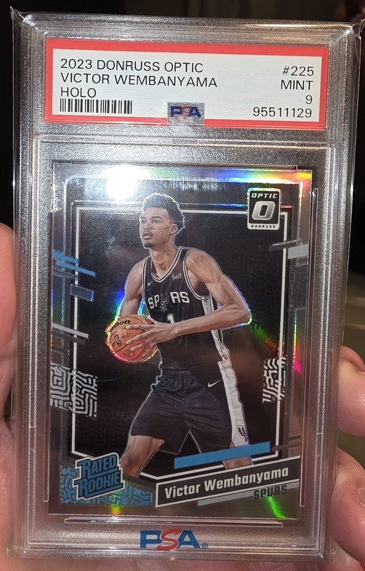 2023-24 Panini Donruss Optic - Victor Wembanyama #225 Holo Prizm (RC) PSA 9