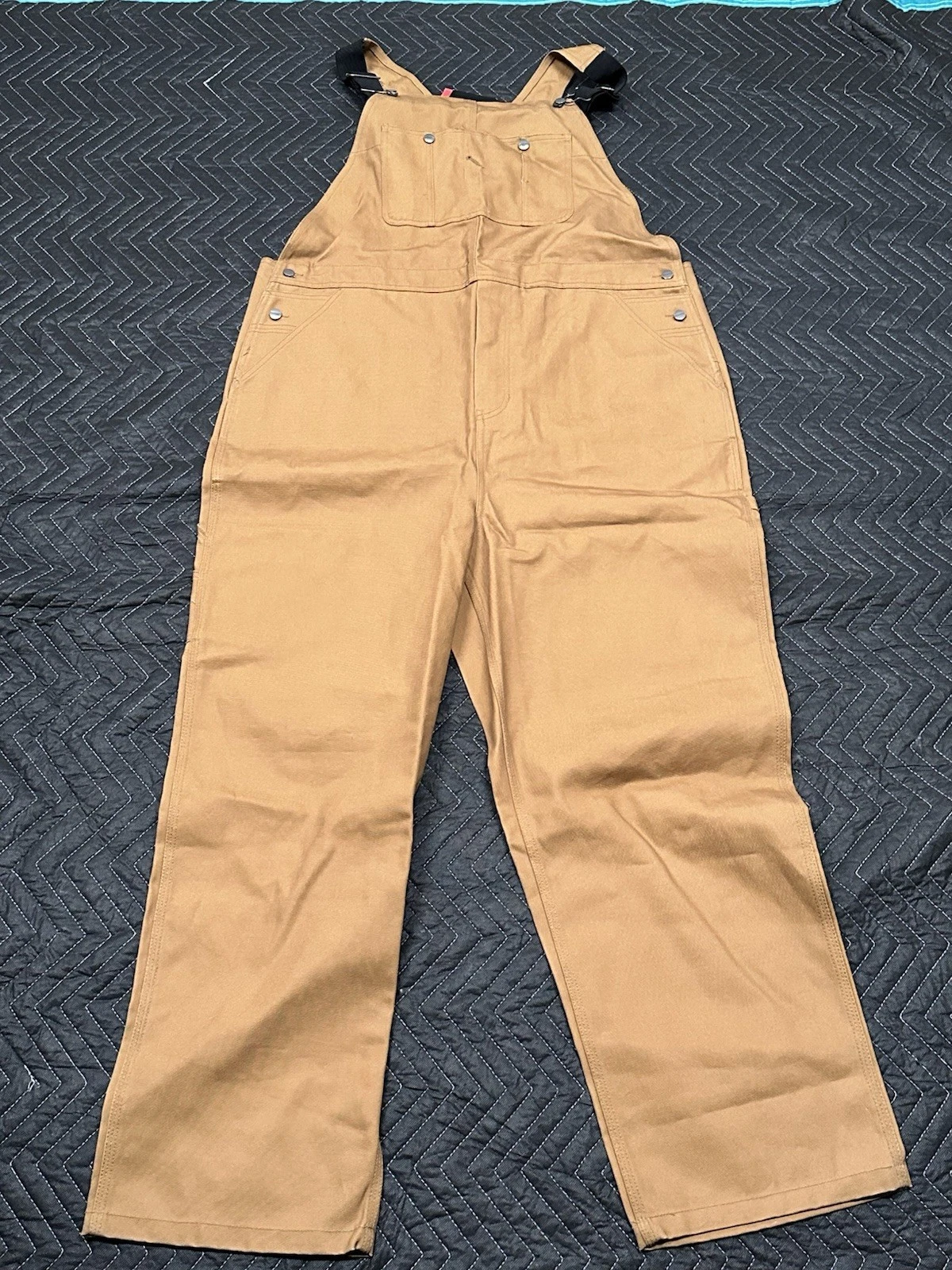 Craftsman Duck Bib With Teflon Coveralls Overalls Men's 43x30 NWT