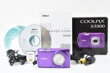 Nikon COOLPIX S3300 Purple Near Mint 16MP Tested Boxed