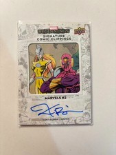 2022 UD Marvel Beginnings Comic Clippings Aut...