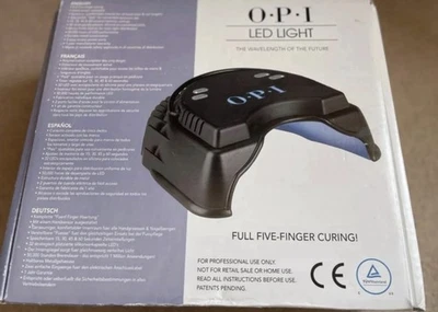 OPI LED Light Black LED Nail Lamp Dryer, Electric, Timer Mode, Auto-Sensing - Image 1 of 4