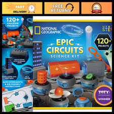 120 Electrical Projects Circuit Kit for Kids - STEM Learning Fun Activities