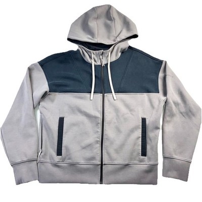 Merrell Men s Momentum Full Zip Hooded Jacket Gray Black Small