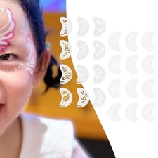 24Pcs Face Paint Stencils Body Art Templates Washable Facial Painting Templates