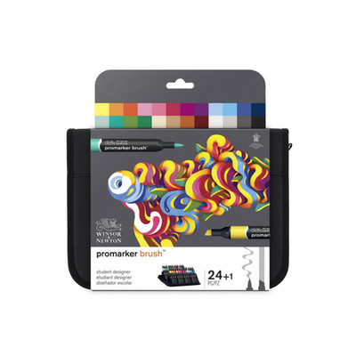 24er Pack + 1 Marker Brush Student Designer Marker