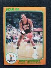 1985 Star team super TERRY CUMMINGS 5x7 card # 1   [C3]