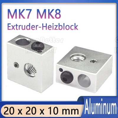 Heizblock für Makerbot MK7 MK8 Extruder Hotend Heating Block 3D Drucker RepRap