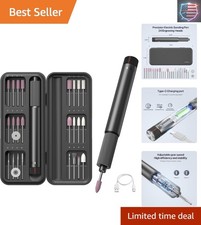 Electric Engraving Pen, USB Rechargable Engraving Pen with 24 Bits, Cordless ...