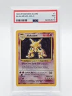 ALAKAZAM 1999 POKEMON BASE SET HOLO RARE #1/102 PSA 7 Q4886