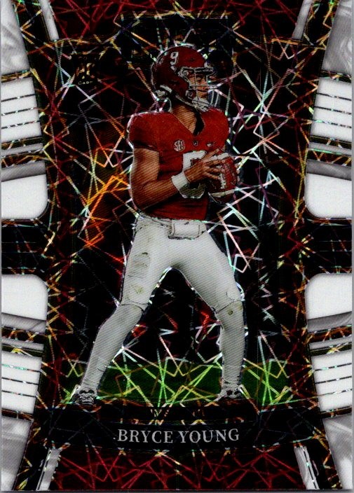 2023 Panini Select Draft Picks #1 Bryce Young White Lazer Prizm