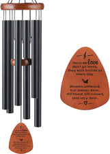 Memorial Wind Chimes for Outside, Sympathy Gift for Loss of Loved One Mom Dad, I
